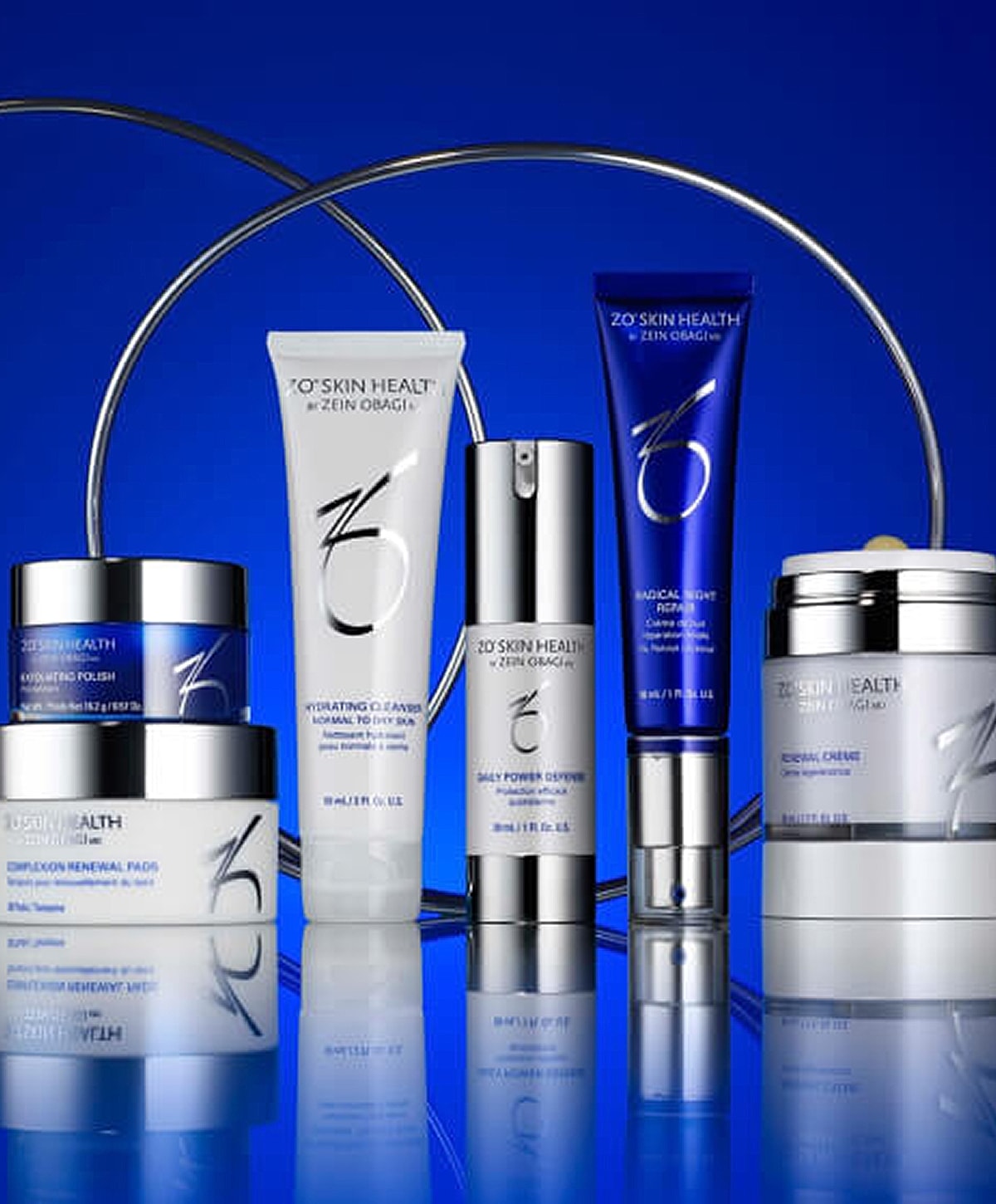 Model posing against a textured background.